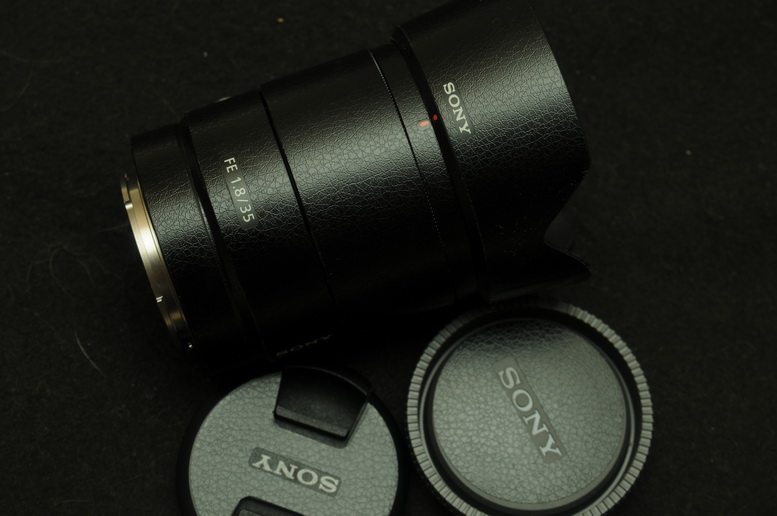 Sony FE35mmF1 8 lens protective film adhesive film adhesive sticker with precision cut and film protection