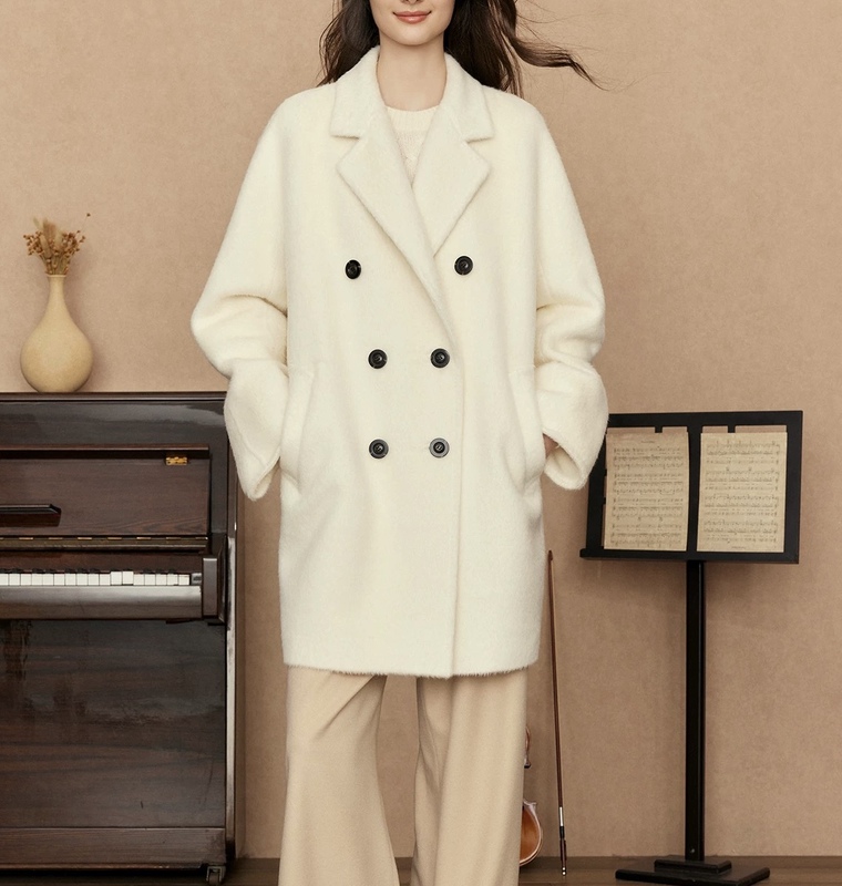 2026 New Model 801 Short Luxury High-End Cold-Resistant Vicuña Fur Coat