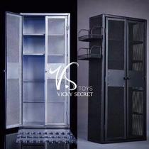 Spot VSTOYS 18XG34 1 6 military soldiers with metal weapon cabinet locker model