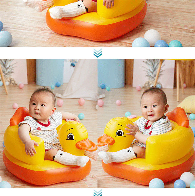 Кресло, Наука 宝宝学坐椅婴儿夏天充气小沙发训练坐椅不伤脊椎餐椅浴凳坐立神器