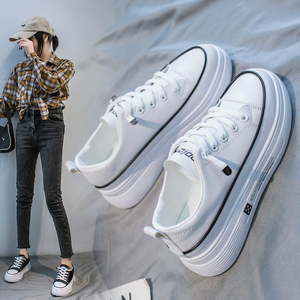 女士百搭帆布鞋学生板鞋平底鞋小白鞋女鞋