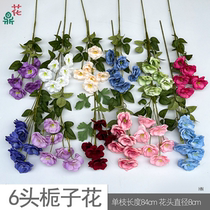 6 gardenias single camellias wedding hall path decoration artificial flowers reception area flower wall flower arrangement artificial flowers