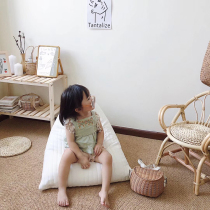 Smiley bean bag Childrens lazy sofa bean bag Tatami boy baby girl small sofa chair child seat