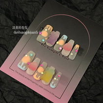 A small bear for granulated sugar) Pure handmade Wear A new cute cartoon sweet and cool soft sugar-style frosted medecal patch