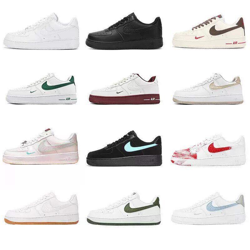 New Air Force 5 Series Men's and Women's Sizes 35-45, 33 Colors, Milan Black, White, Panda, Chameleon, Water Lake Blue