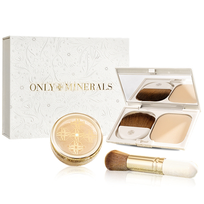 【海外大牌】淳矿臻白焕颜矿物粉饼礼盒套装