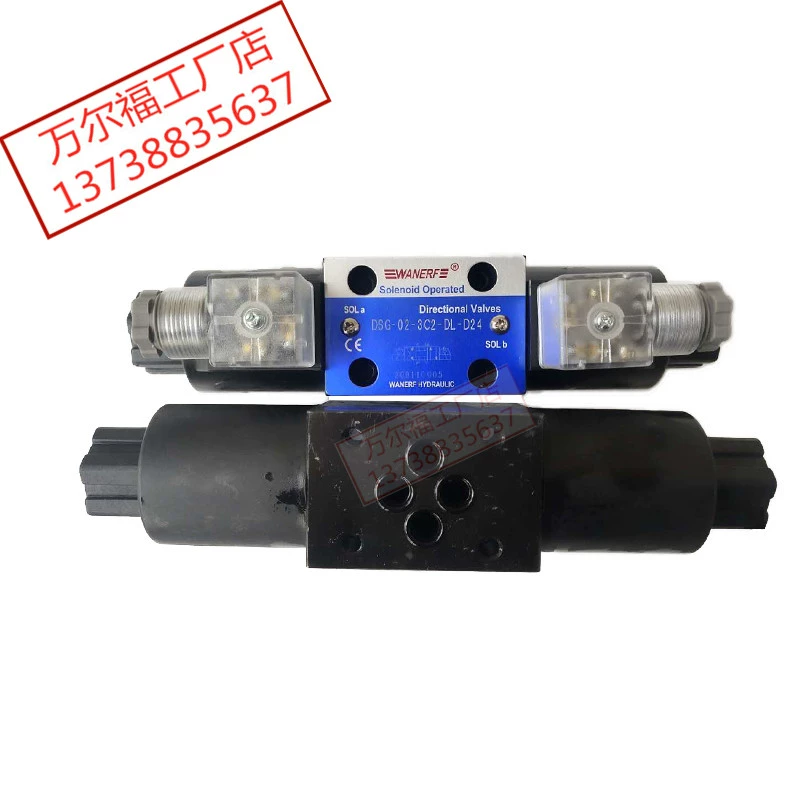 Van đảo chiều điện từ WANERF DSG-02-3C2-DL-D24 Van thủy lực DSG-02-3C2-R220 van thủy lực gạt tay van điều khiển thủy lực