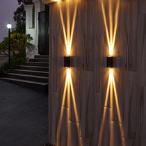 Wall Lamp Wall Lamp Outdoor Stairs Large Doorway Aisle Villa Restaurant Brief New 2021 Double Head Outdoor Wash Wall Light