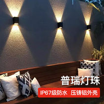 Outdoor Wall Lamp Bedroom Bedside Headlights Interior Waterproof Doorway Wall Hallway Aisle Light Courtyard Decoration Wash Wall Light