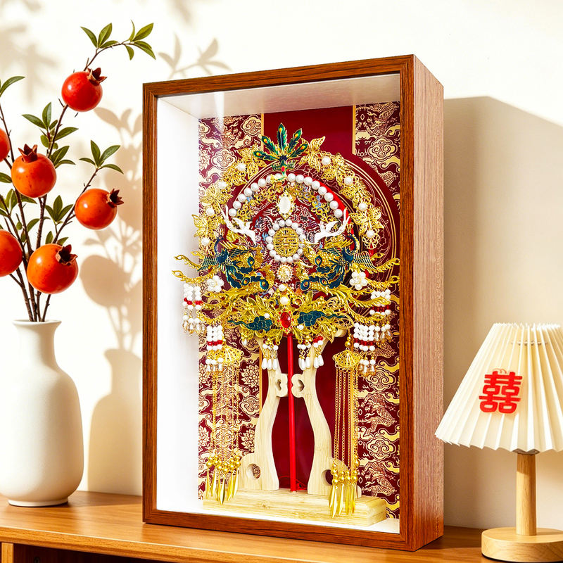 Chinese-Style Round Fan, Wedding Fan, Storage, Display, Collection, Photo Frame, Framing, Wedding Gift, Bride, Ancient Style, Hollow 7 Bubble Fan Chinese-Style Round Fan, Wedding Fan, Storage, Display, Collection, Photo Frame, Framing, Wedding Gift, Bride, Ancient Style, Hollow 7 Bubble Fan