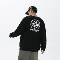 it neith BIAS Tide brand sweater men ins trend wild loose Street solid color couple wild pair t long sleeve