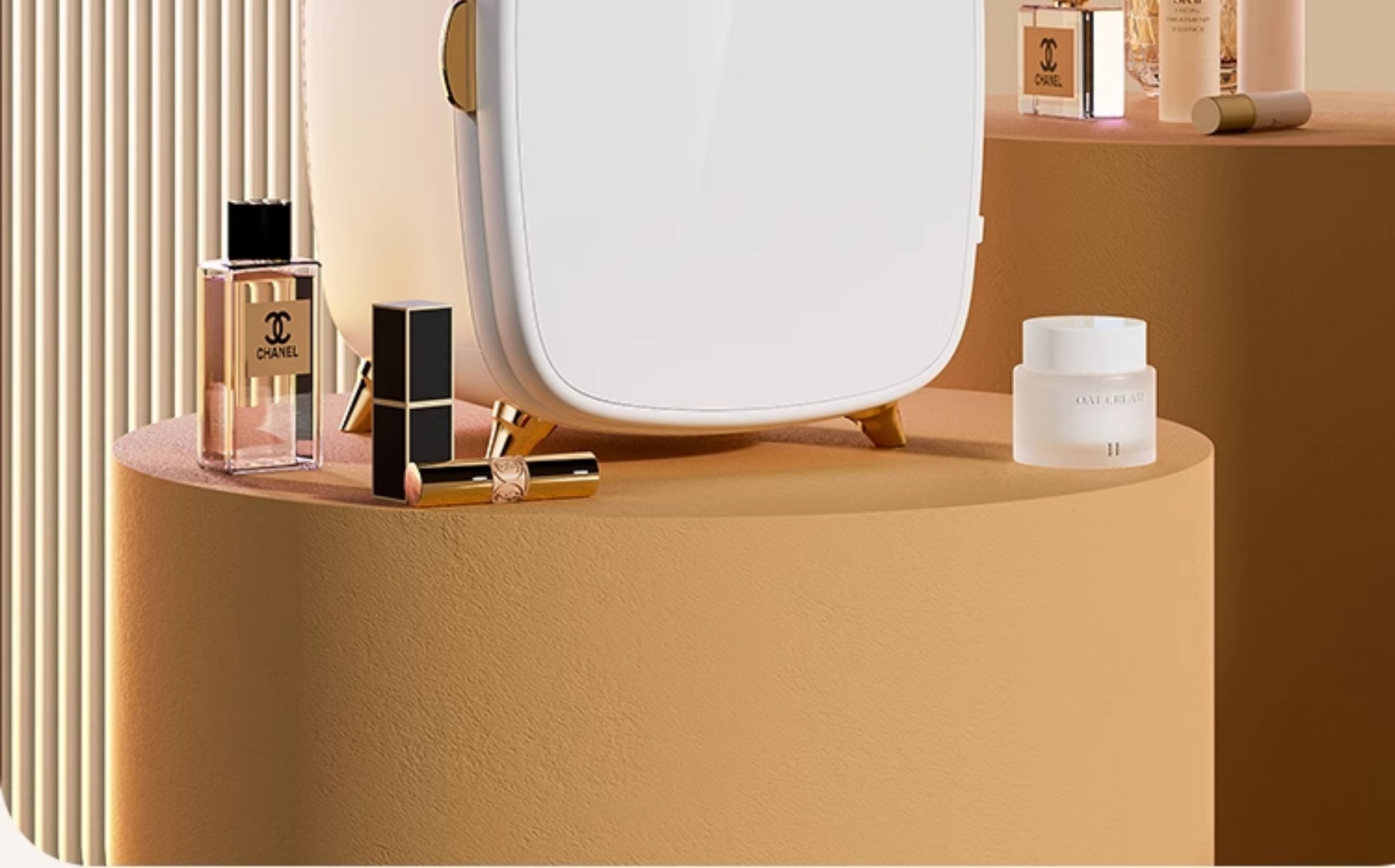 Xinfei Mini Refrigerator for Car, Home, Dormitory, Breast Milk, Office, Student, Facial Mask, and Beauty Products