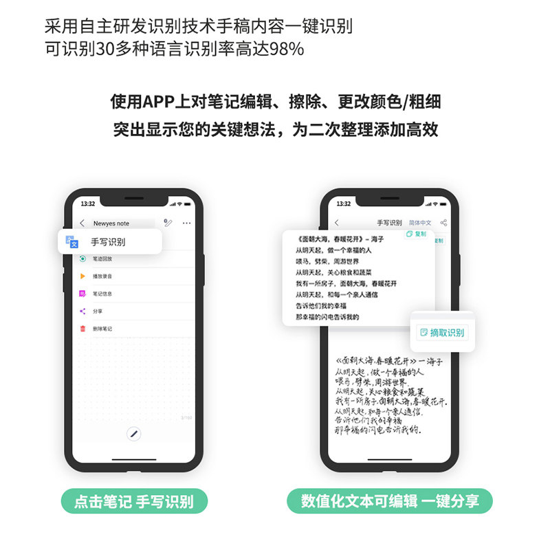 스마트 필기 도서 클라우드 펜 다기능 통지서 책을 인쇄 할 수 있습니다