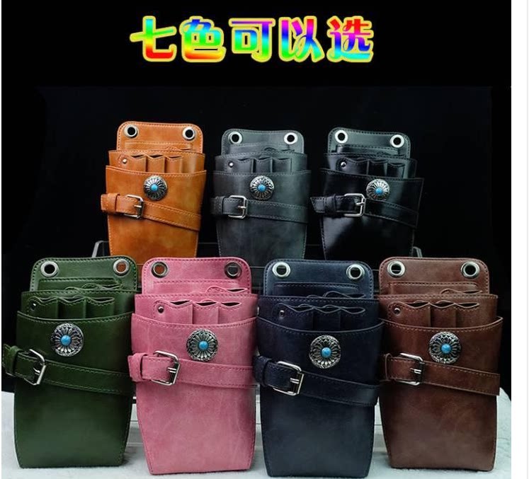 Diagonal Satchel Haircut Tool Bag Clippings Beauty Day Style Simple Beauty Hair Scissors Bag Hair Stylist Fanny Pack Personality Wave Waist Satchel