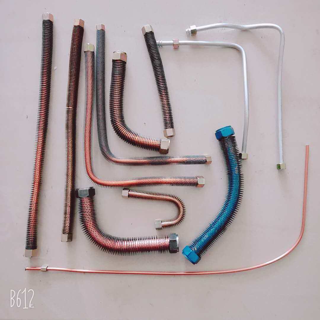 Air compressor aluminum tube 3P Autus horn mouth connected to the bridge intake steel wire hose compression pump head fittings new products