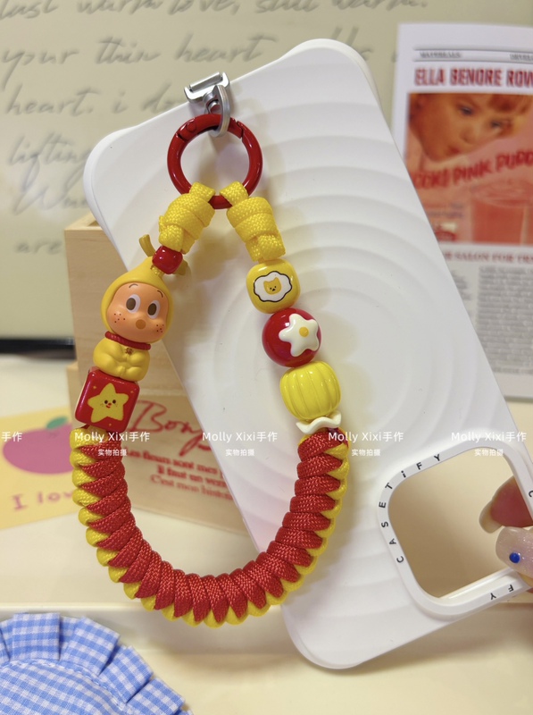 Bubble Cute Star Character Collection Handmade Rope Phone Chain Keychain Bag Charm Super Cute Gift Bubble Cute Star Character Collection Handmade Rope Phone Chain Keychain Bag Charm Super Cute Gift