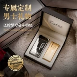 Электронная зажигалка с зарядкой, ветрозащитная креативная высококлассная фотография для друга, популярно в интернете, делается под заказ