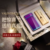 Электронная зажигалка с зарядкой, ветрозащитная креативная высококлассная фотография для друга, популярно в интернете, делается под заказ