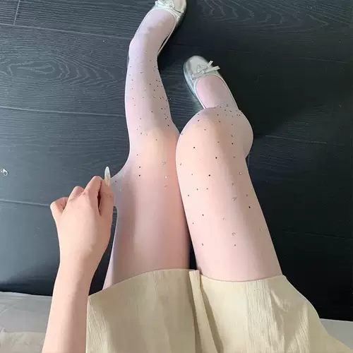 Юбка Бриллианты Священные блестки чулки женские ультра тонкие колготки Сексуальная черная шелковая горячая девушка красивые ноги Блаящие чистый белый шелк лето