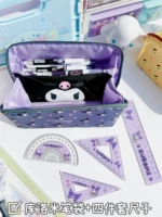 Пенал, комплект, линейка, 4 предмета