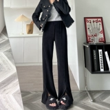 Брендовые приталенные штаны, высокая талия