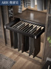Pants Rack Slide Rail Retractable Wardrobe Home Built-In Pull-Out Multifunctional Pants Rack Pants Storage Hardware Accessories