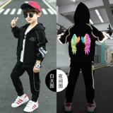 Весенняя летняя одежда, детский спортивный комплект для мальчиков, коллекция 2021, популярно в интернете, в западном стиле, подходит для подростков, в корейском стиле