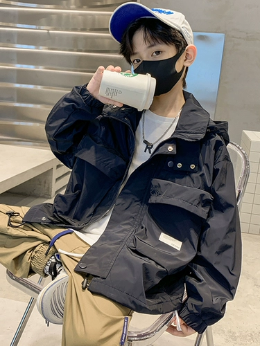 Осенняя куртка для мальчиков, детская весенняя форма, коллекция 2023, подходит для подростков