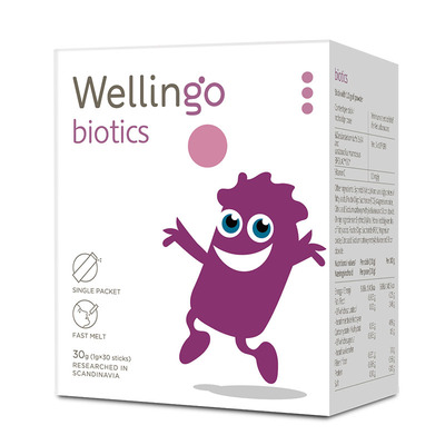 【丹麦药店同款】伟灵格儿童益生菌10袋bb12肠胃胀气肠便秘1-3岁