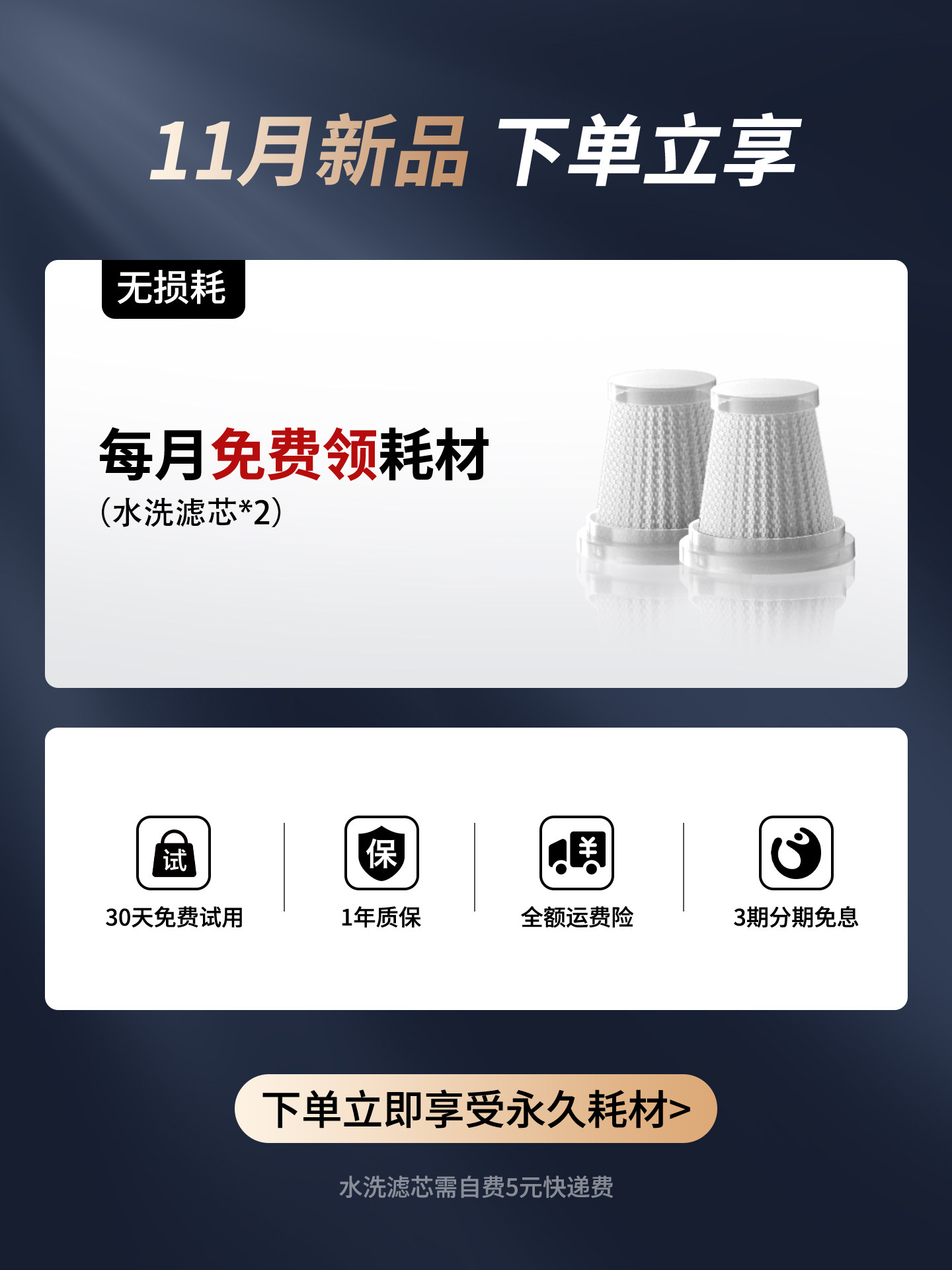 [Car Vacuum Cleaner]Wireless Handheld Small Vacuum Cleaner for Car and Home Use with Ultra-High Suction and Blowing Power, Strong Suction Inside the Car