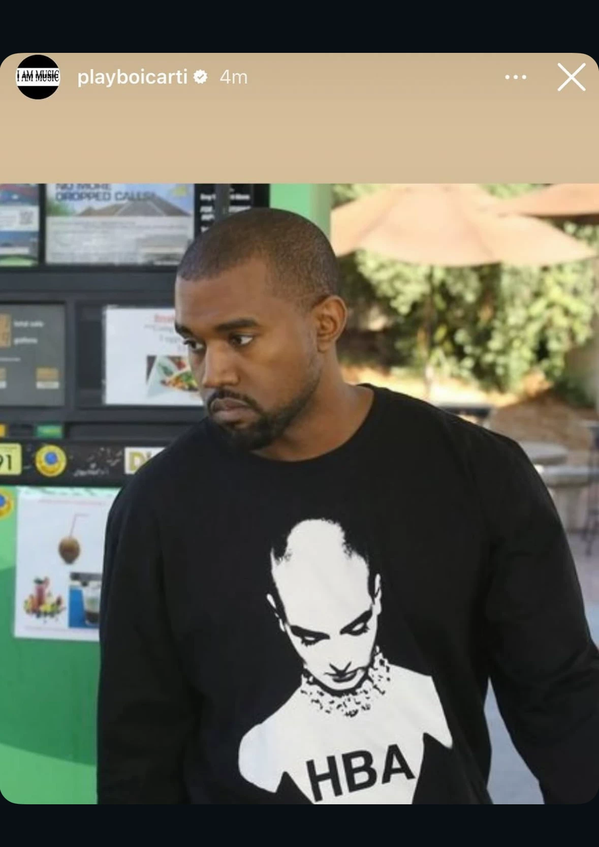 Hood By Air x Sinead O'Connor HBA Sinead O'Connor printed long sleeves