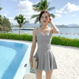 Купальник, боди, штаны, приталенный корсет, бюстгальтер пуш-ап, пляжное снаряжение, новая коллекция, с открытой спиной