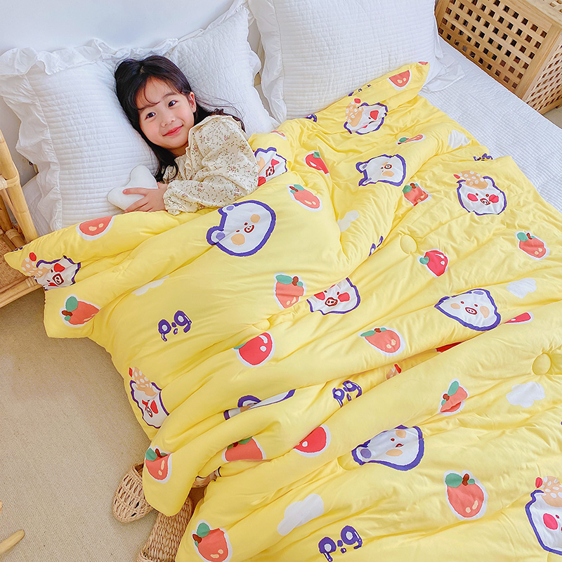 Class A knit cotton summer is covered by summer baby Summer cool by child cool by kindergarten nap Summer Quilt Thin
