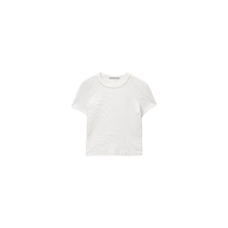 alexanderwang womens logo embellished jacquard short-sleeved t-shirt