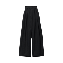 New products for autumn] alexanderwang Ms. Alexander Wang twill high-waisted wide-leg trousers