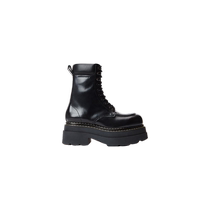 New products for autumn] alexanderwang Alexander Wang neutral atlas platform lace-up short boots