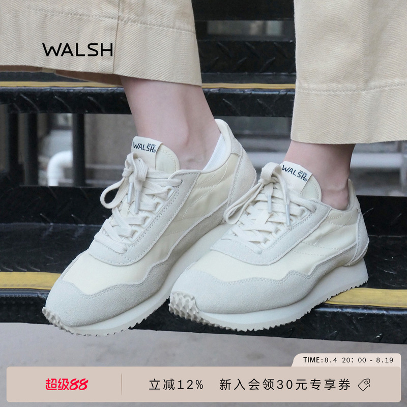 Walsh丨Ensign Lite Series Cream Shoes Retro Sneakers Casual Sports Shoes Unisex Walsh丨Ensign Lite Series Cream Shoes Retro Sneakers Casual Sports Shoes Unisex
