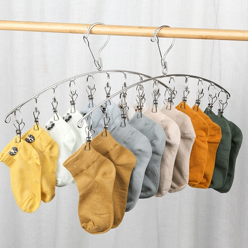 Универсальная сушилка из нержавеющей стали, ветрозащитное детское нижнее белье для домашнего использования, носки, нержавеющая сталь AISI 304