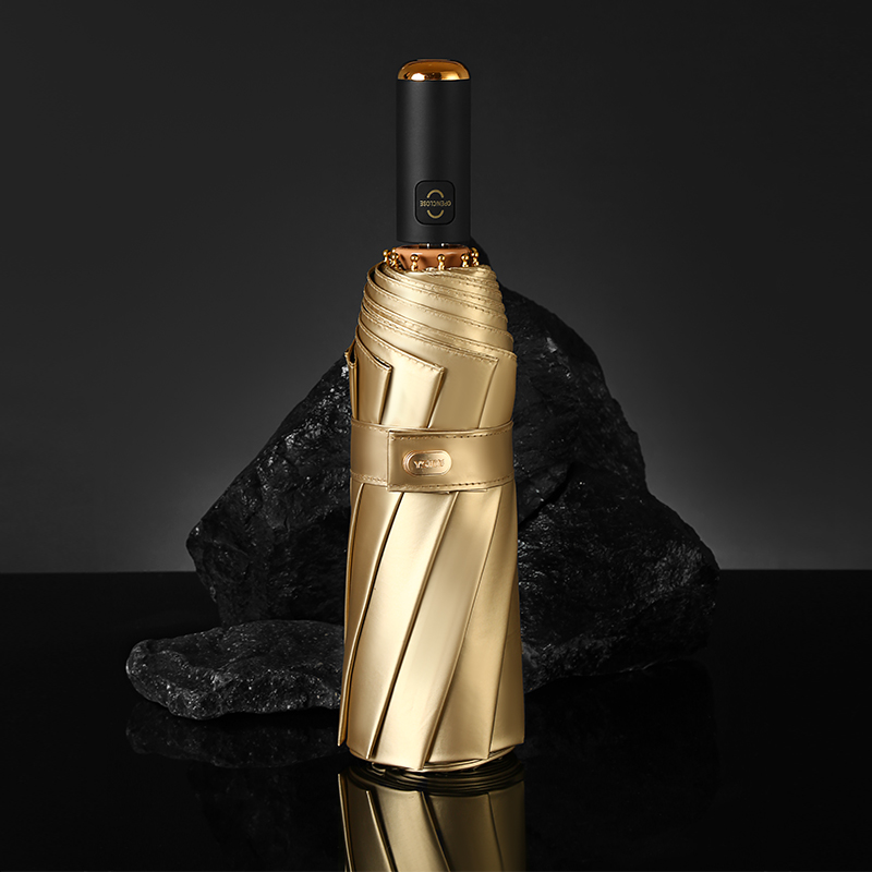 AVRNA automatic double-layer sun umbrella super sunscreen anti-ultraviolet folding sunny and rainy dual-use automatic sunshade