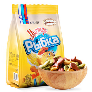 【第三件1元】俄罗斯儿童小鱼饼干900g