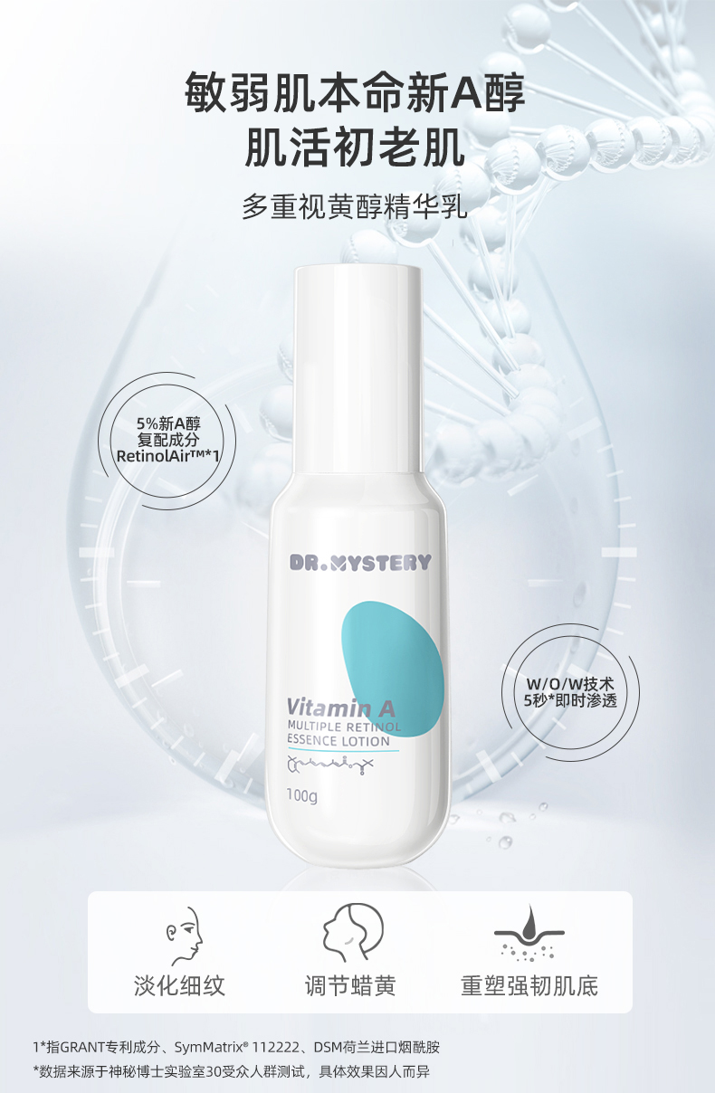 骆王宇推荐 神秘博士视黄醇精华乳液维a醇淡纹抗初老熬夜修护 骆王宇推荐 神秘博士视黄醇精华乳液维a醇淡纹抗初老熬夜修护