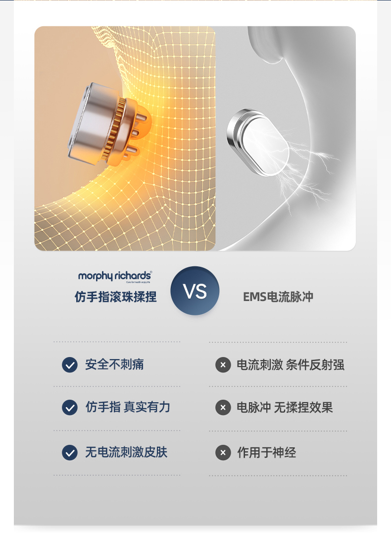 摩飞 360环绕支撑 颈部按摩仪 图13