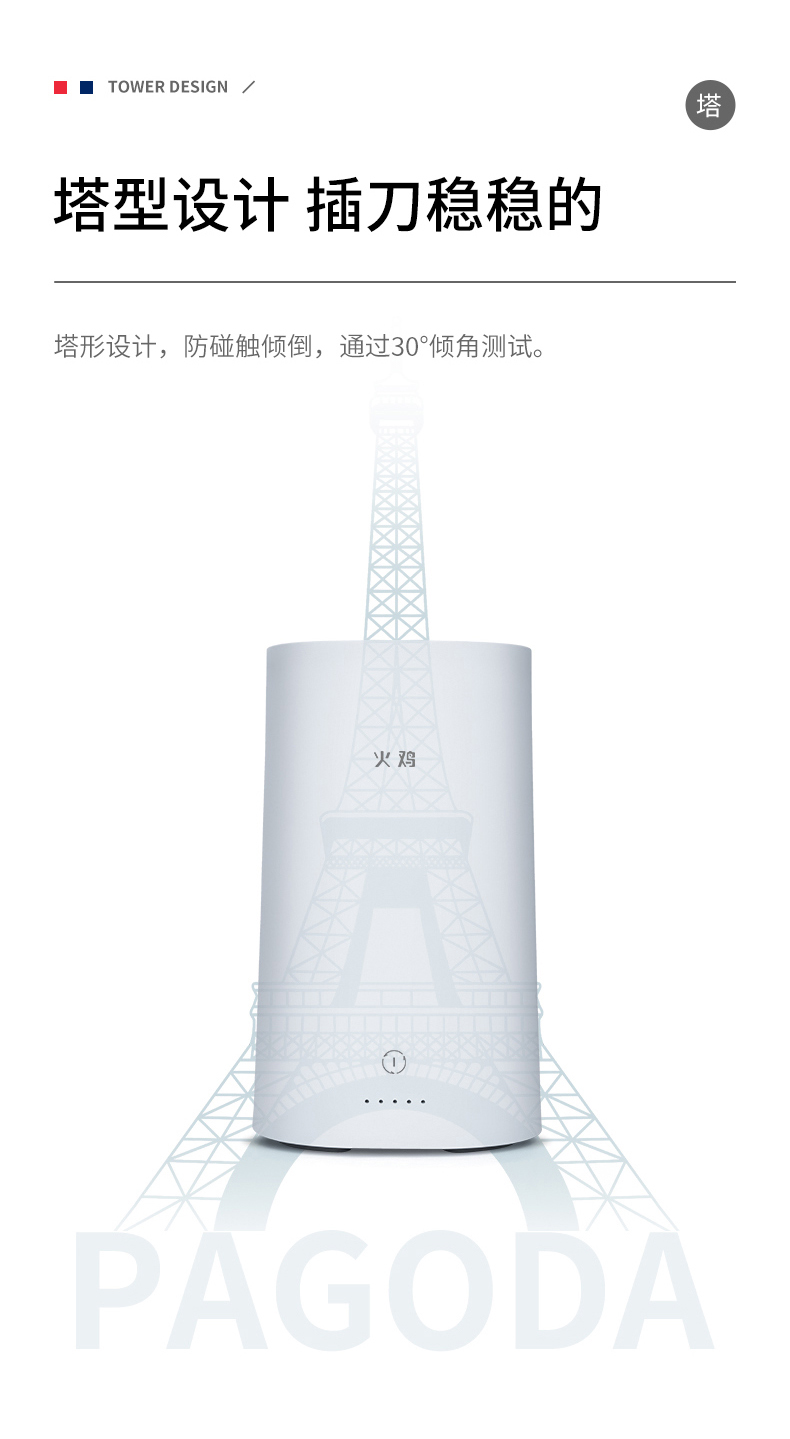 老板旗下高端品牌 火鸡 静音升级款 紫外线烘干消毒刀筷架 图15