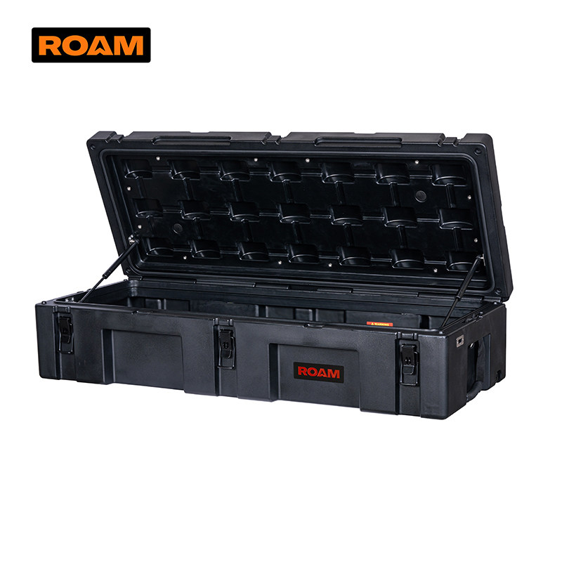ROAM roof box объемом 128 л с таким же ящиком для снаряжения, трехслойным ящиком, взрывозащищенным ящиком, защищенным от падения и водонепроницаемым дорожным чемоданом для активного отдыха Изображение 1