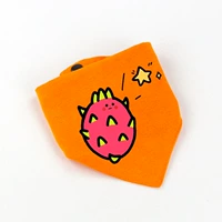 Петух-треугольный шарф-оранжевый пожарный фрукт дракона