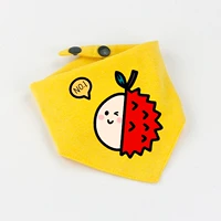 ПЭТ-треугольный шарф-желтый личи