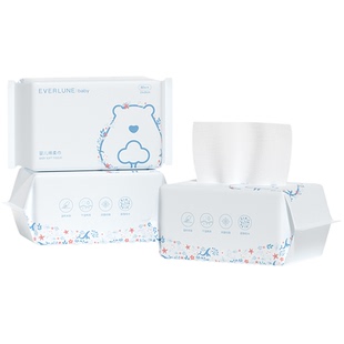 EVERLUNE爱维伦婴儿绵柔巾洁面巾洗脸巾