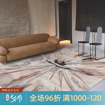 (Jiayin)Custom model room villa carpet Light luxury living room handmade carpet Imported wool bedroom thickened floor mat