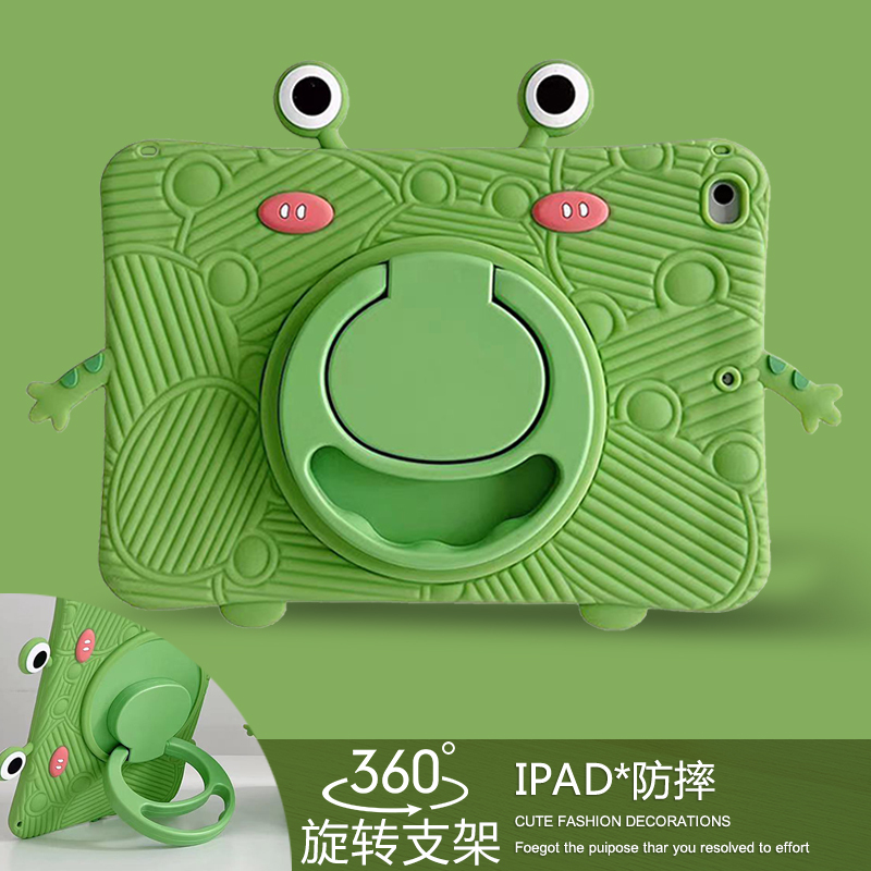【360 ° Rotating】New Frog-Themed Protective Case for Apple iPad 2022 10Th Generation Tablet 10.2 Inch 789 Shell Anti-Drop Stand Air4/5 Cute Pro11 Silicone Mini6 【360 ° Rotating】New Frog-Themed Protective Case for Apple iPad 2022 10Th Generation Tablet 10.2 Inch 789 Shell Anti-Drop Stand Air4/5 Cute Pro11 Silicone Mini6
