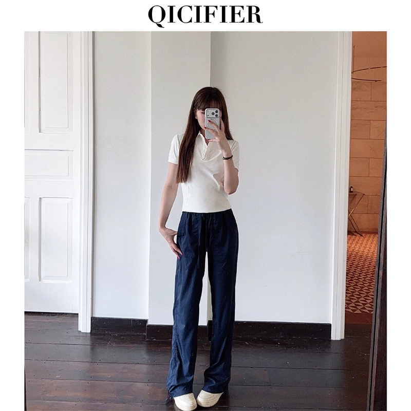 【Qicifier】Doudou Pants Slimming Adjustable Versatile Sports Outdoor Yoga Pants 5401 【Qicifier】Doudou Pants Slimming Adjustable Versatile Sports Outdoor Yoga Pants 5401